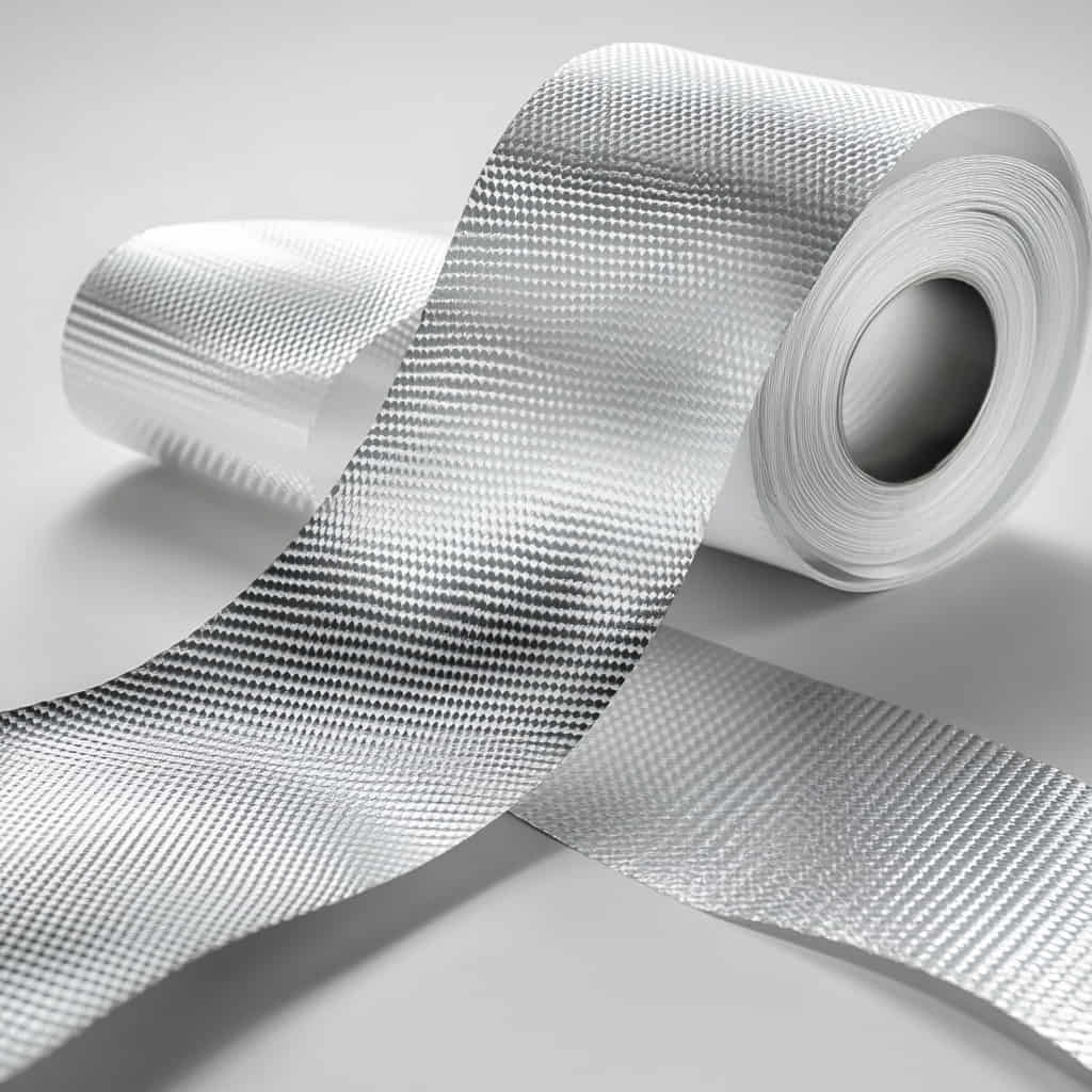Nastro fibra di vetro alluminizzato