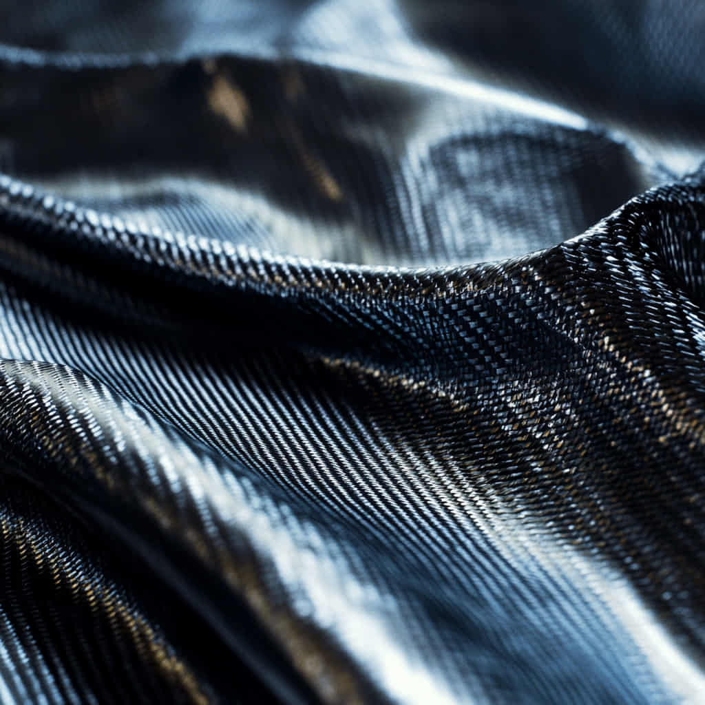 Tessuto in fibra di carbonio trattato con resina acrilica