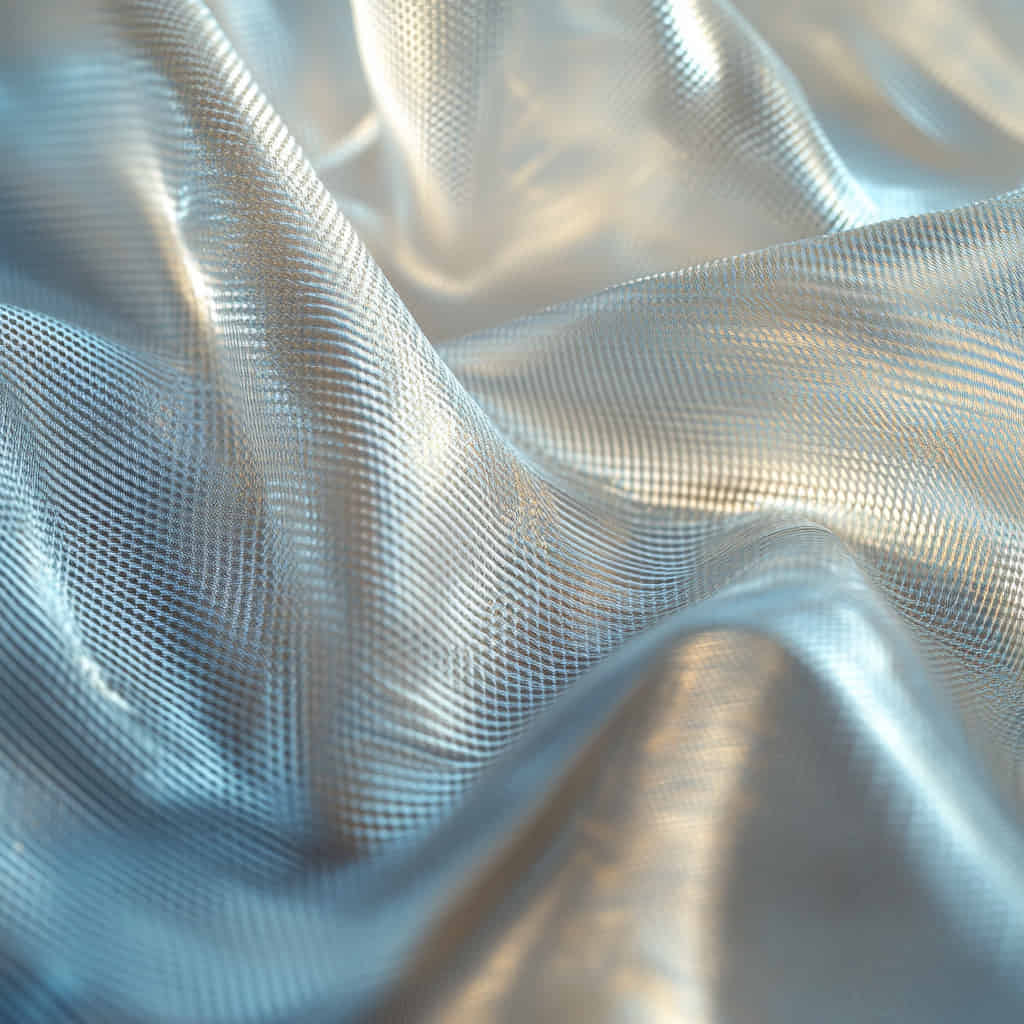 Tessuto in fibra di silice trattato con colla vinilica Tessuto in fibra di silice trattato con colla vinilica