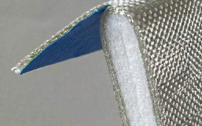 Feltro aerogel rivestito con tessuto fibra di vetro adesivo